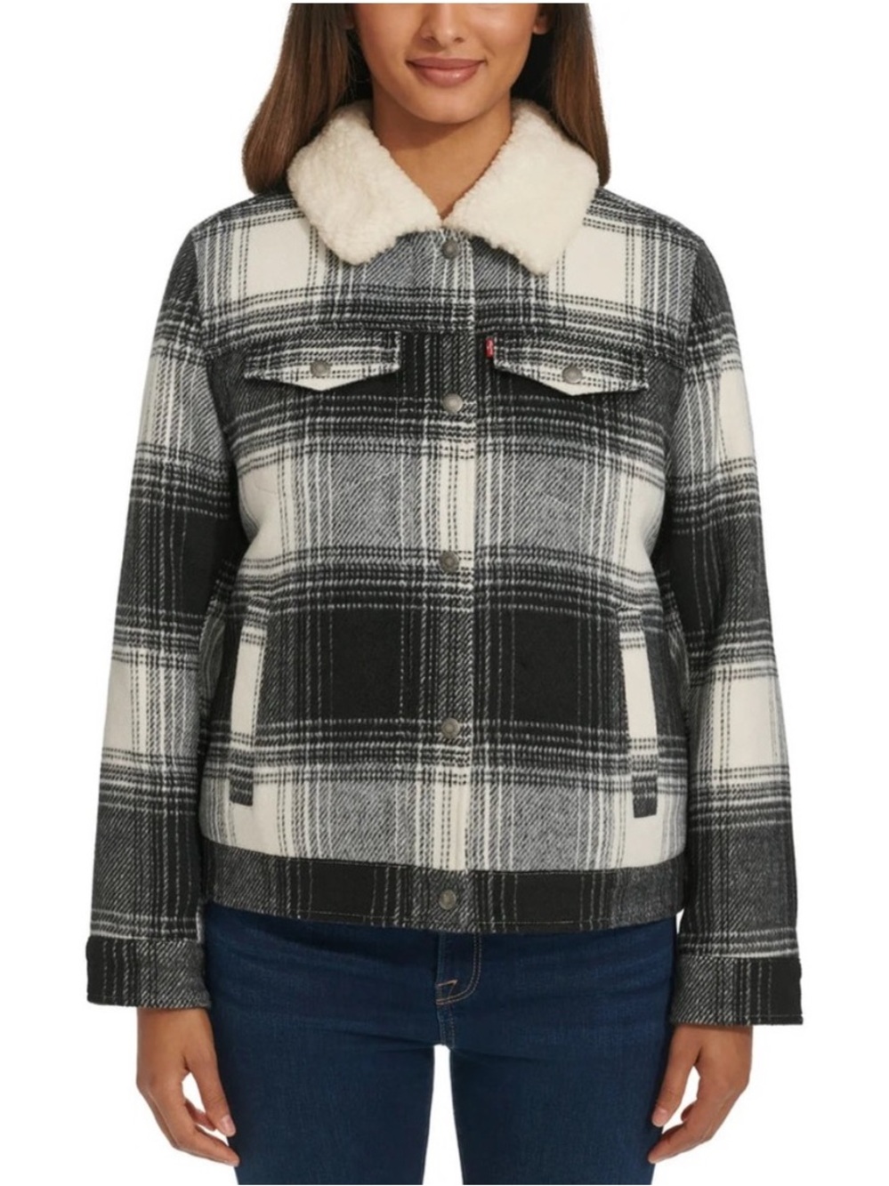 Levi’s Women’s Sherpa Lined Trucker Jacket Size Large